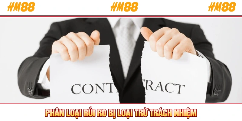 Phân loại rủi ro bị loại trừ trách nhiệm